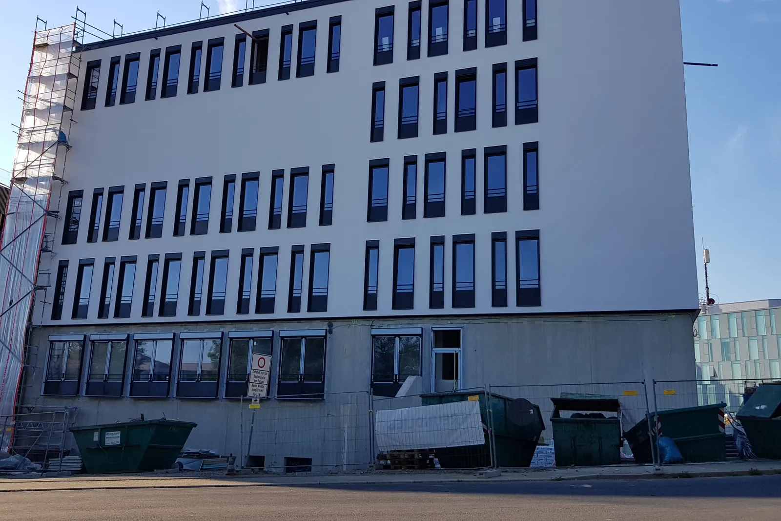 Neubau der Kreisleitstelle Mettmann, Fassade 2020